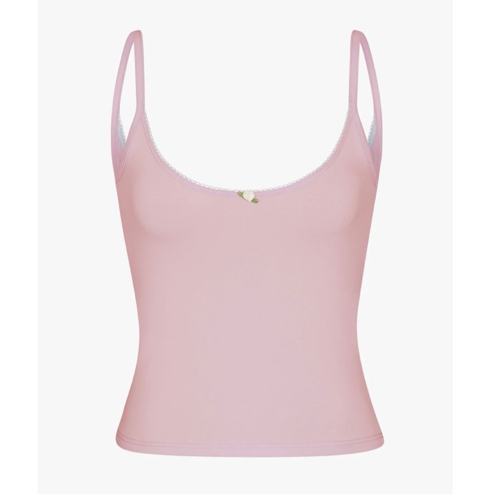 Rat Boi Scoop Back Cami in Baby Pink - Picture 2 of 10